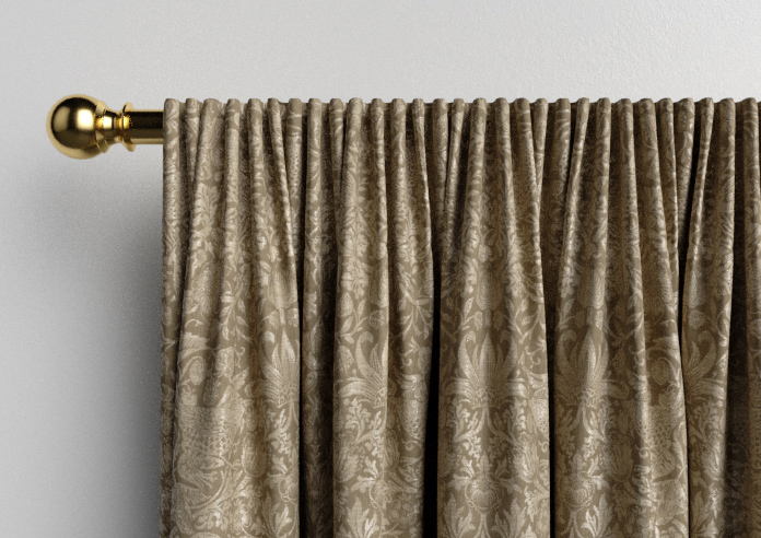William Morris Strawberry Thief, Woven Walnut - Made to Measure Curtains - Image 9